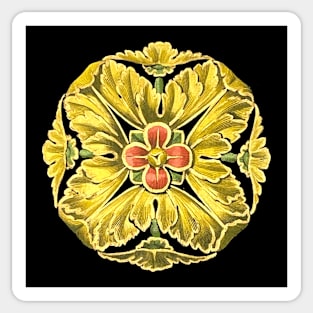 Antique Architectural Rosette No. 3 Sticker